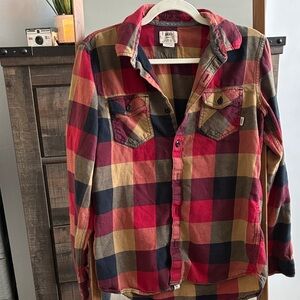 Vans Plaid Flannel Button Down